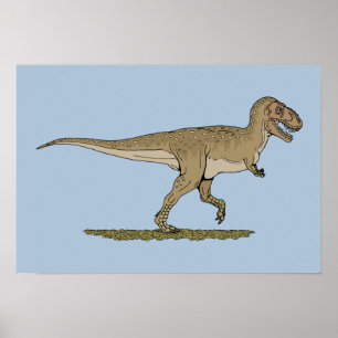 Cretaceous Dinosaur Tyrannosaurus rex Poster