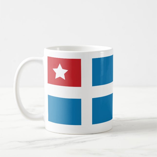 Cretan State, Greece Coffee Mug (Left)