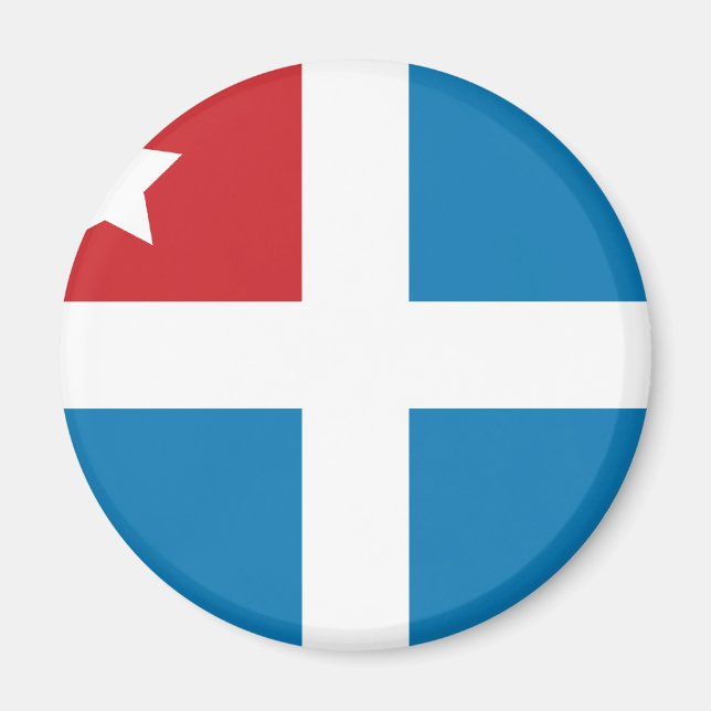 Cretan State, Greece Magnet (Front)