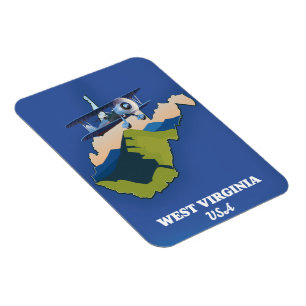 Crete map travel poster magnet