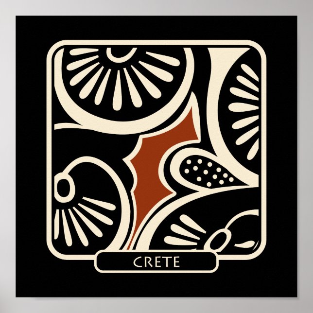 crete pottery shard poster (Front)