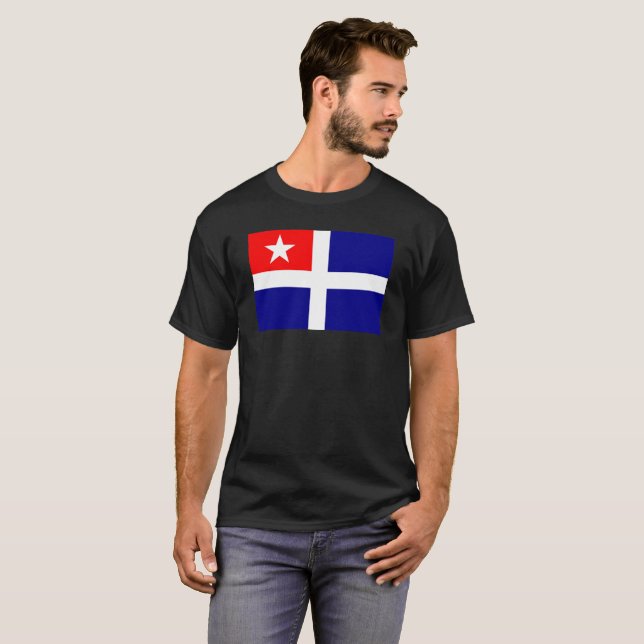 crete region flag greece symbol T-Shirt (Front Full)