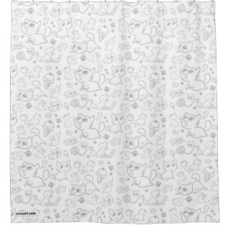 Créu Cat's Shower Curtain