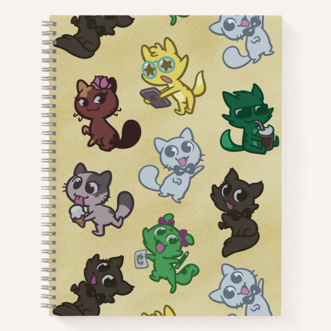 Créu Cats Sketchbook or Notebook (Front)
