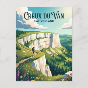 Creux du Van Switzerland Postcard