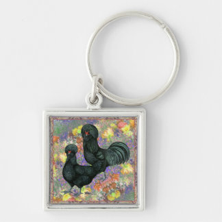 Crevecoeurs and Flowers Key Ring
