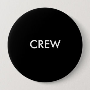 CREW 10 CM ROUND BADGE
