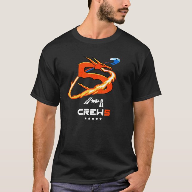Crew 5  Crew Dragon  Aerospace Engineering  For Me T-Shirt (Front)