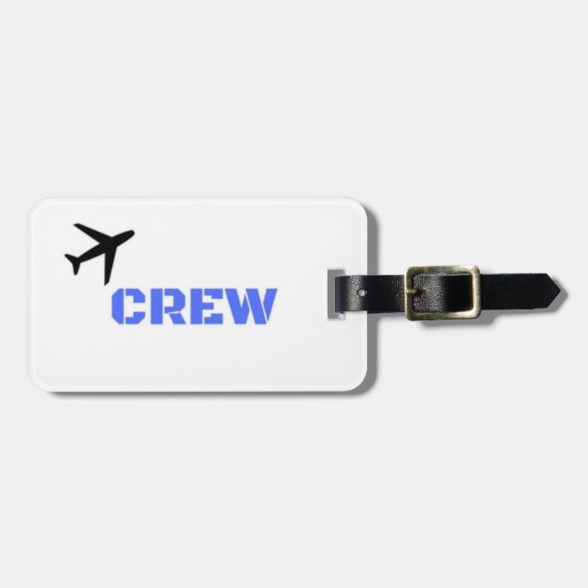 Crew Bag Luggage Tag (Front Horizontal)