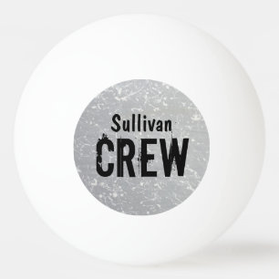 CREW Group or Family Name Family Reunion Ping Pong Ball
