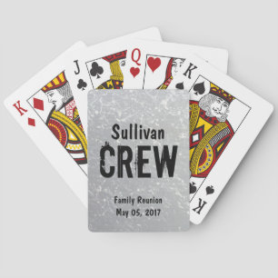 CREW Group or Family Name Family Reunion Playing Cards