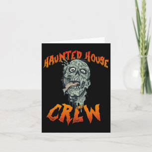 Crew Haunted Bewitch House - Halloween  Card