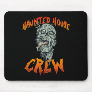 Crew Haunted Bewitch House - Halloween Mouse Pad