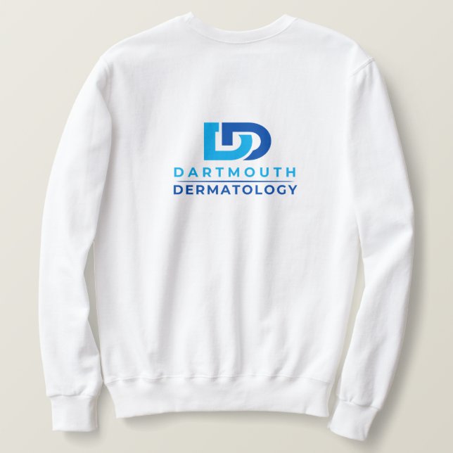 Crew Neck Sweatshirt Small Front Logo (Design Back)