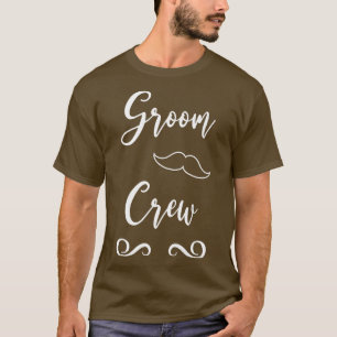 Crew of Groom & Bride Wedding Matching T-Shirt
