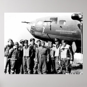 Crew of the B-17 Flying Fortress "Memphis Belle" Poster