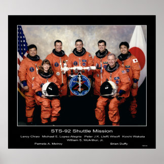Crew of the STS-92 Shuttle Mission... Poster