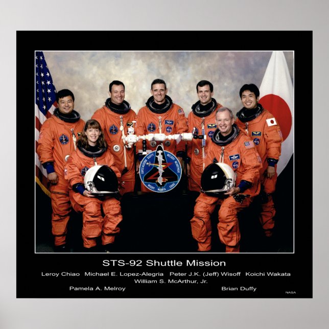 Crew of the STS-92 Shuttle Mission... Poster (Front)