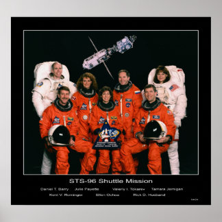 Crew of the STS-96 Shuttle Mission Poster