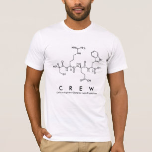 Crew peptide name shirt
