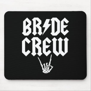 Crew Rock N Roll Gothic Halloween Bachelorette Par Mouse Pad