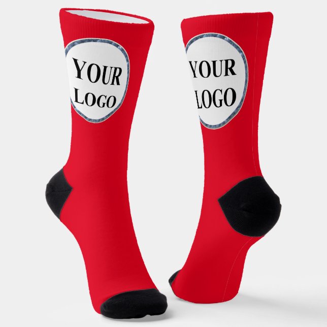 Crew Socks Add Logo Personalised For Men Best Idea (Angled)