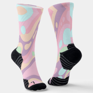 Crew Socks Colourful Happy