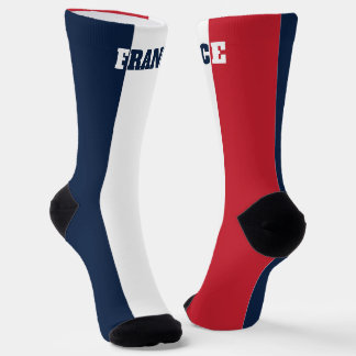 crew socks with flag of France