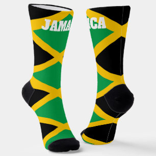 crew socks with flag of Jamaica