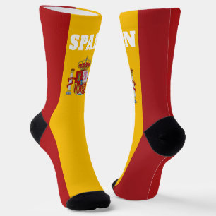crew socks with flag of Spain