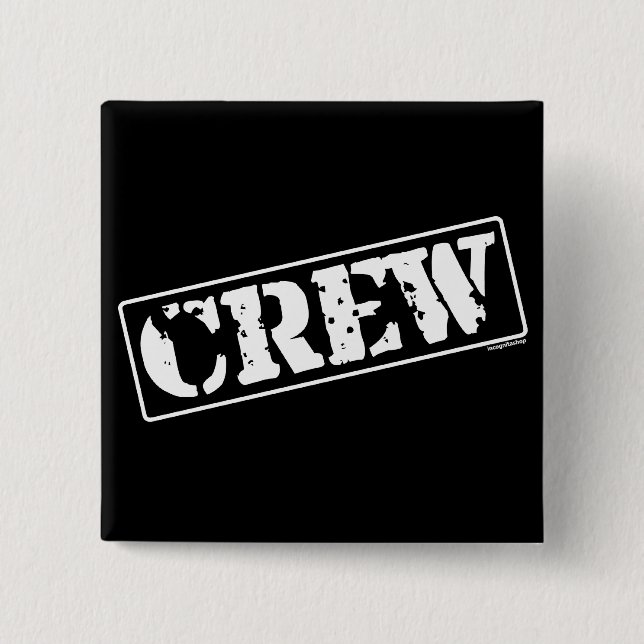 Crew Stamp 15 Cm Square Badge (Front)