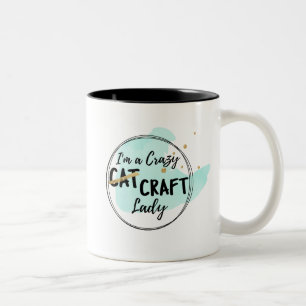 Crezy Craft Lady Mug - Teal