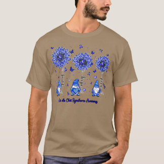 Cri du Chat Syndrome Awareness gnome faith hope su T-Shirt