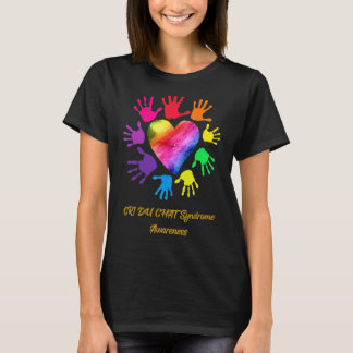 Cri Du Chat Syndrome Awareness Hands T-Shirt
