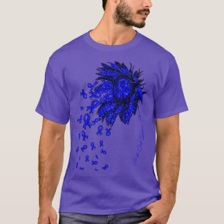 Cri du Chat Syndrome Awareness Sunflower ribbon fl T-Shirt