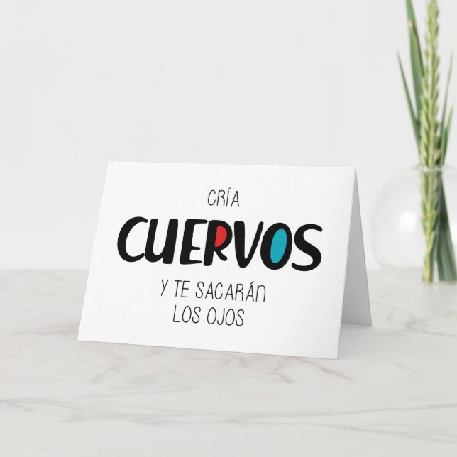 Cria cuervos card (Front)