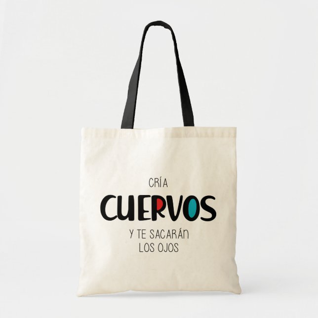 Cria cuervos tote bag (Front)