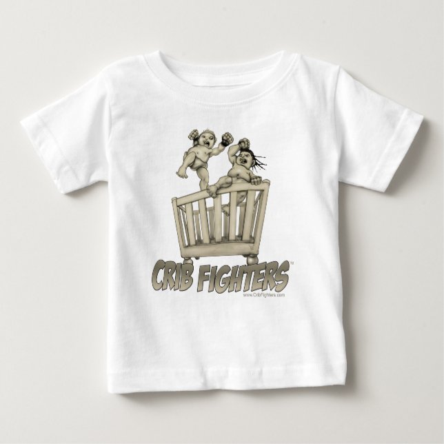 Crib Fighters Crib Brawl Baby T-Shirt (Front)