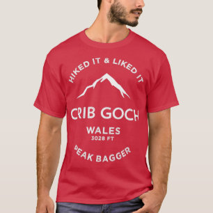 Crib Goch Wales Hiking  T-Shirt