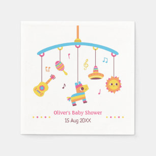 Crib Toys Pinata Fiesta Baby Shower Supplies Napkin