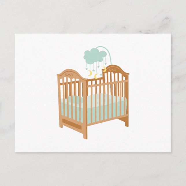 Crib with Sky Mobile Postcard (Front)