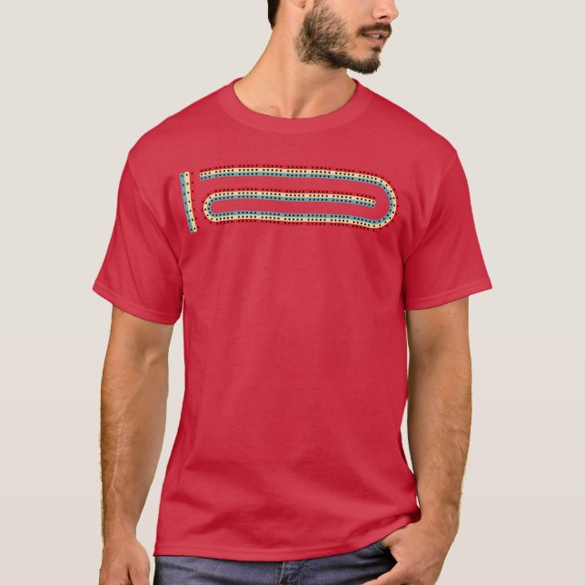 Cribbage Board 3rack Cribbage family T-Shirt (Front)