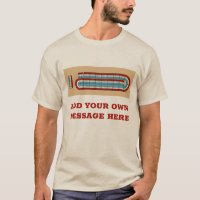 Cribbage Game Board wih Your Message Graphic
