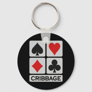 Cribbage keychain