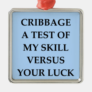 cribbage metal tree decoration