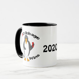 Cribbage Peg Wins Mug