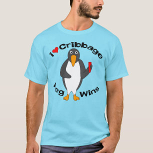 Cribbage Peg Wins T-Shirt
