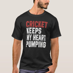 Cricke For Men Women Bearded Cricket Dad Coach T-Shirt