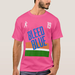 Crickes India Bleed Blue Sports Jersey T-Shirt