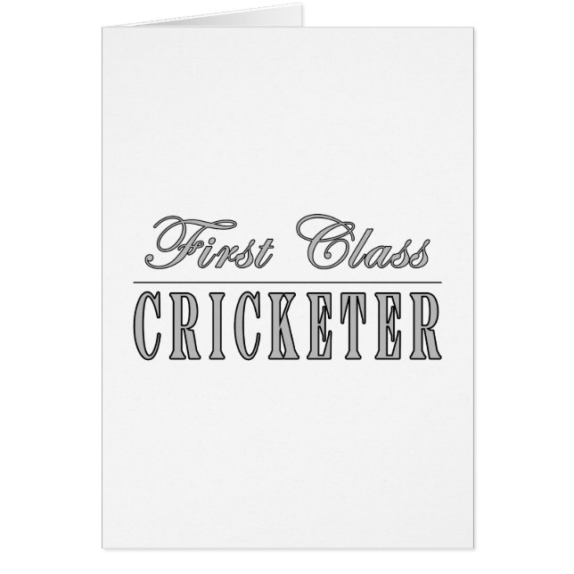 Cricket and Cricketers : First Class Cricketer (Front)